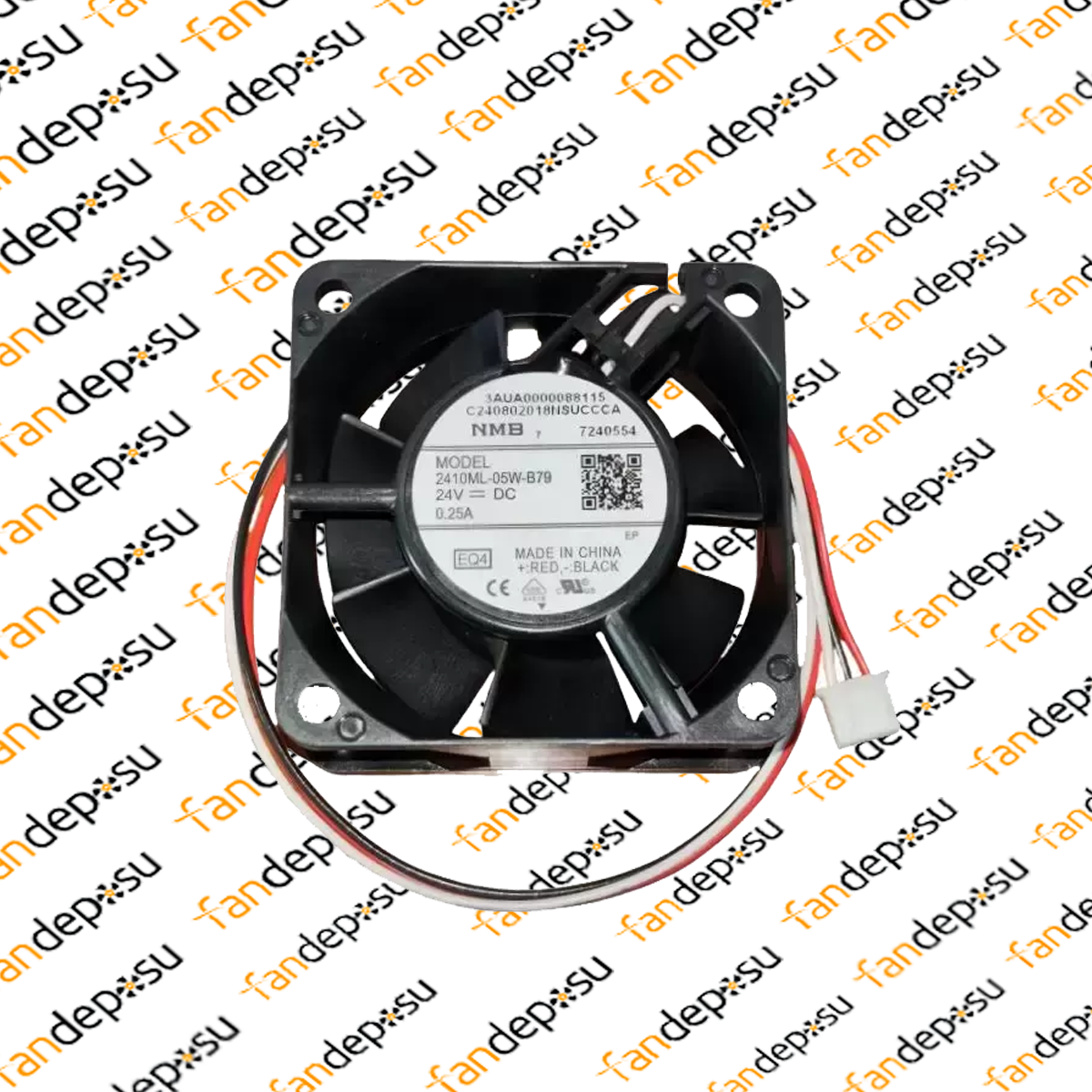 NMB 2410ML-05W-B79 60x60x25mm 24V DC 0.25A FAN
