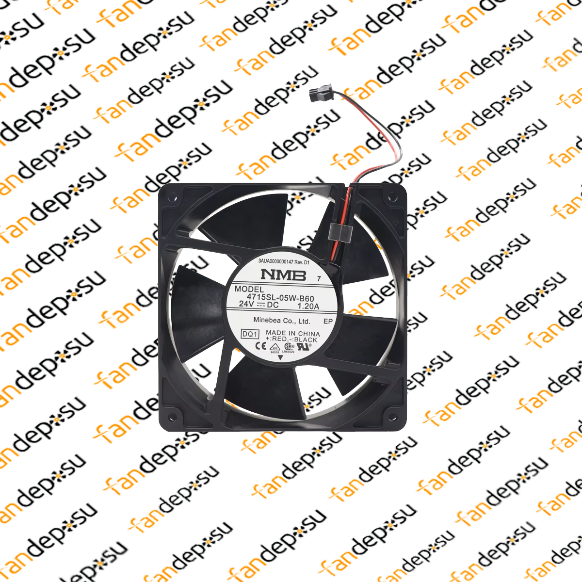NMB 4715SL-05W-B60 120x120x38mm 24V DC 1.20A FAN