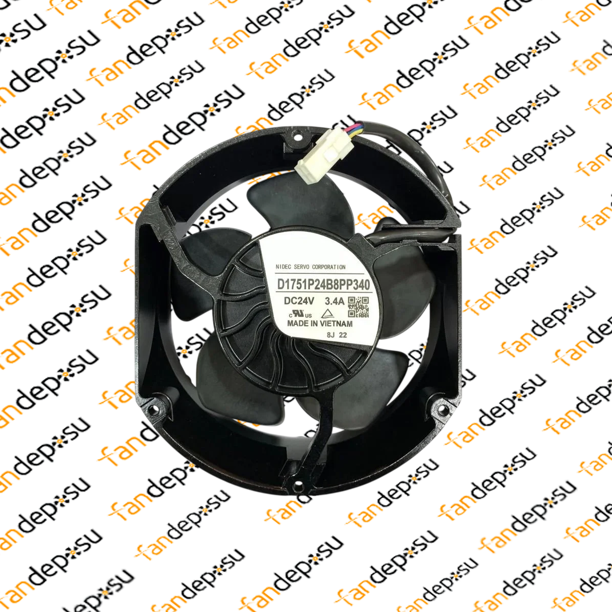 NİDEC D1751P24B8PP340 172x150x51mm 24V DC FAN