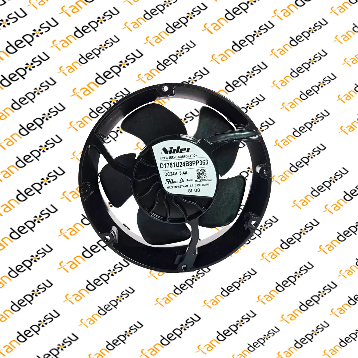NİDEC D1751U24B8PP363 172x150x51mm 24V DC FAN
