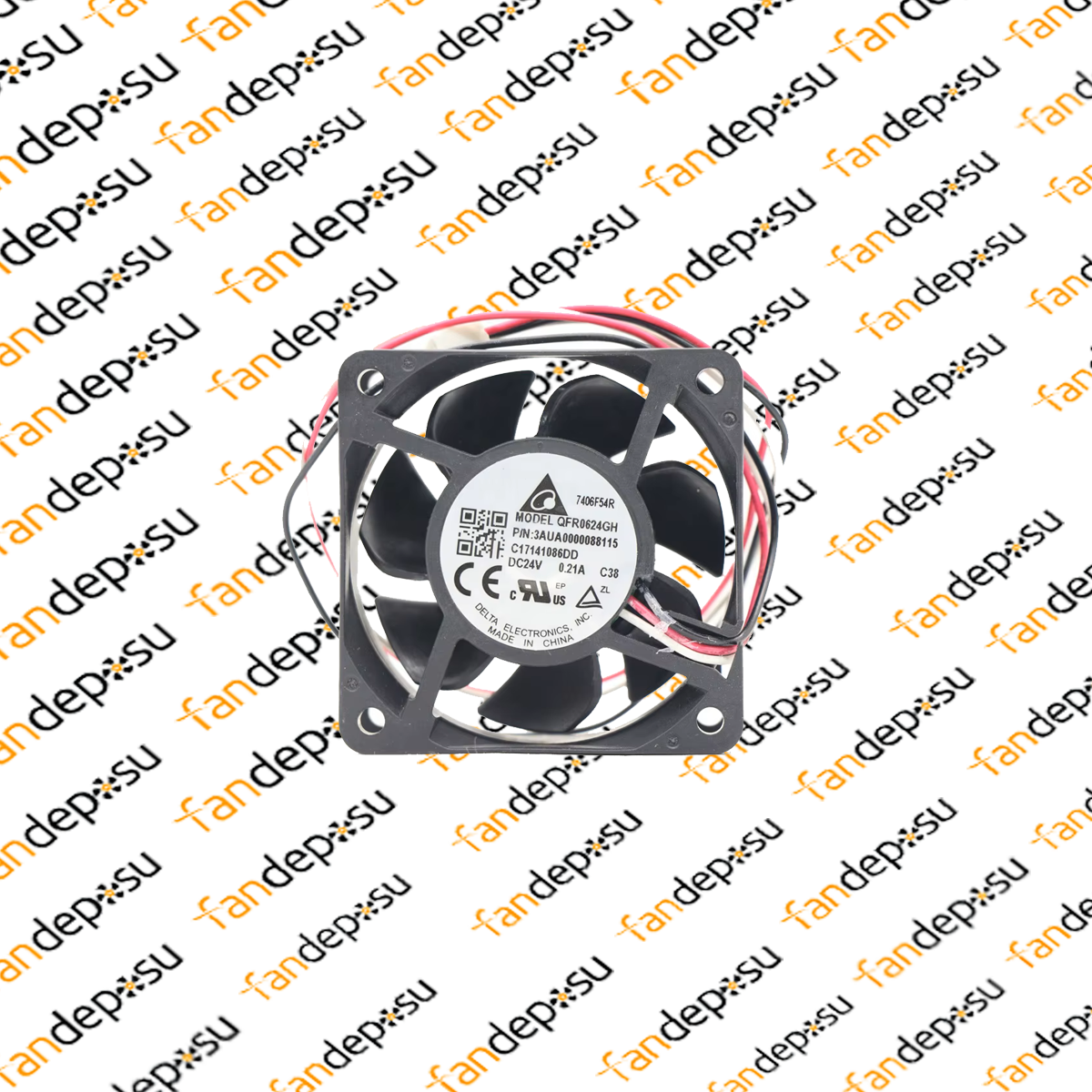 DELTA QFR0624GH 60x60x25mm 24V DC FAN