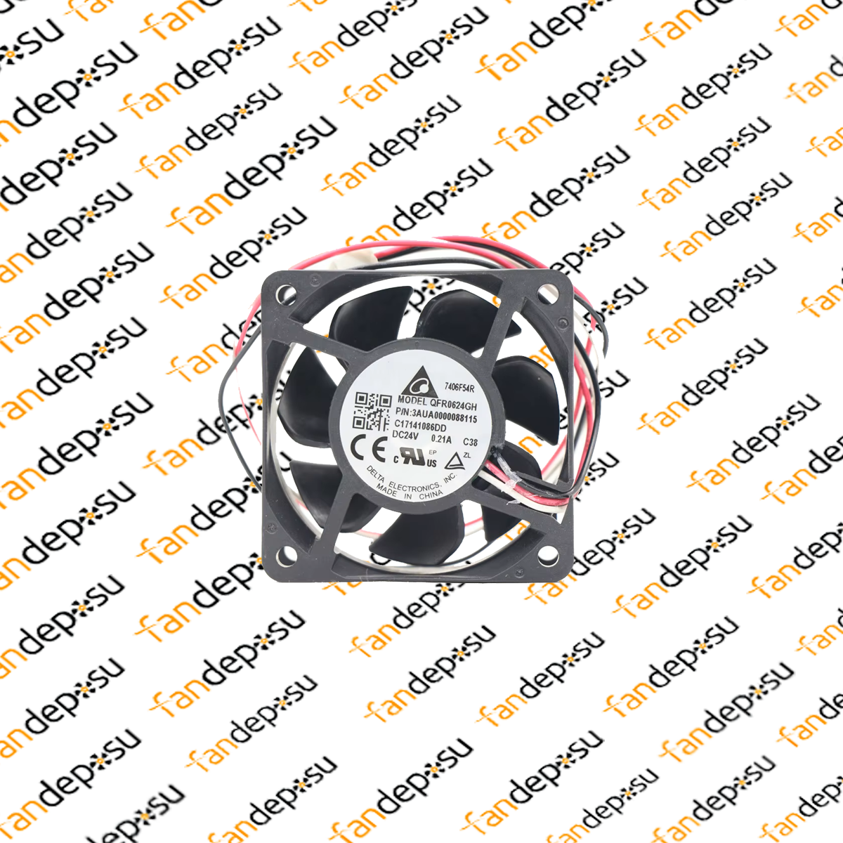 DELTA QFR0624GH 60x60x25mm 24V DC 0.21A FAN