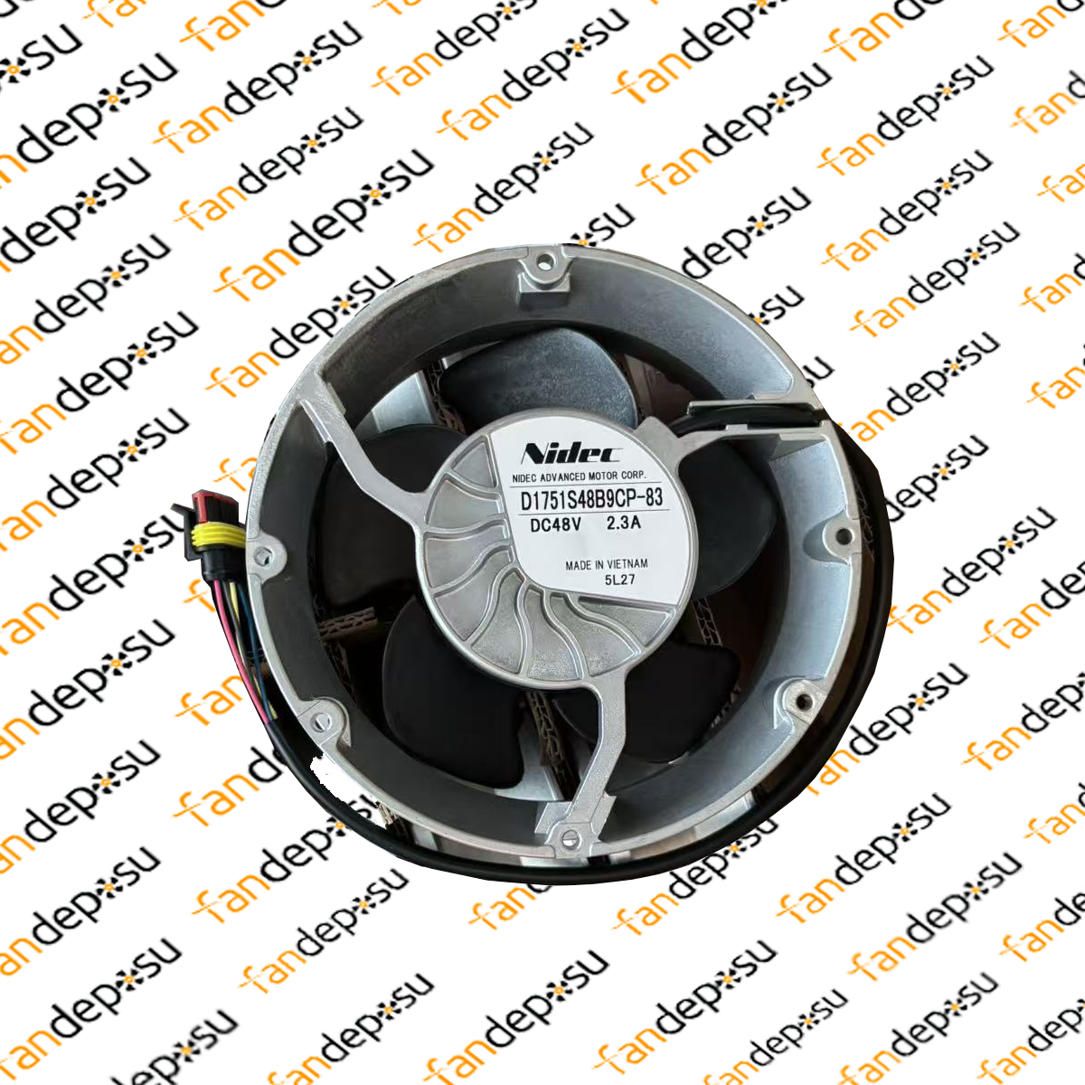NİDEC D1751S48B9CP-83 172x172x51mm 48V DC 2,30A İNVERTER FAN