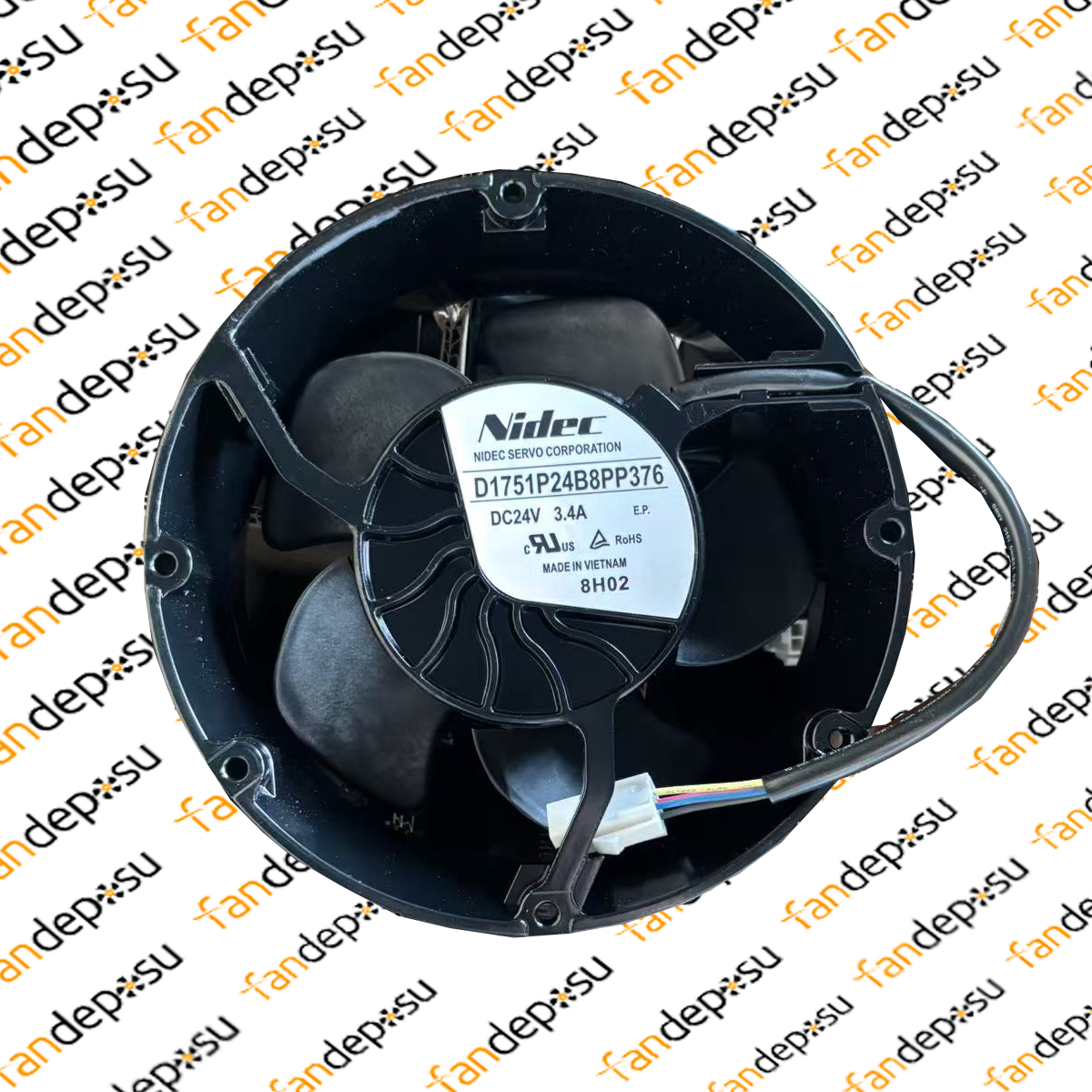 NİDEC D1751P24B8PP376 172x150x51mm 24V DC 3.40A İNVERTER FAN